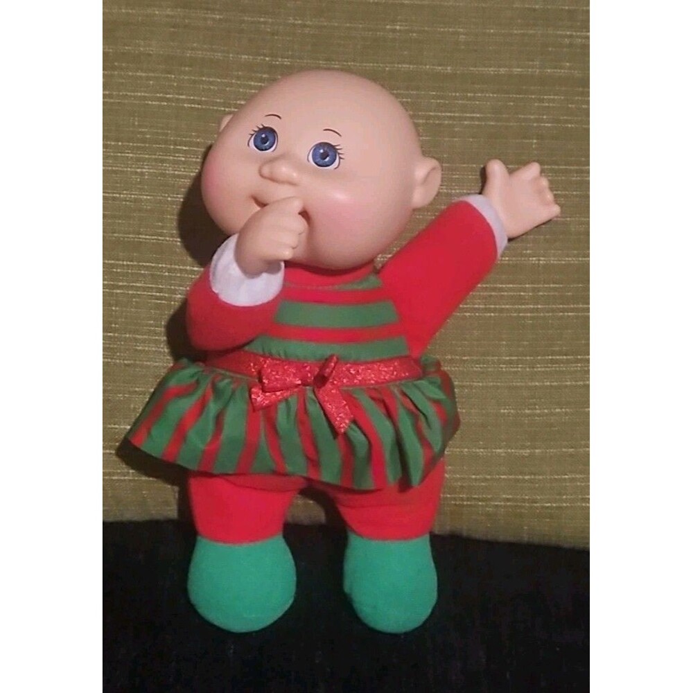 Cabbage Patch Kids Cuties 2021 Holiday Helper Christmas Baby Doll Stuffed Plush